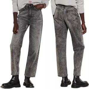 Sandro Acid Wash Jeans Distressed